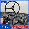 Car Sticker Car Hood Front Chrome Logo Hood Marking Star Bonnet Badge Emblem Trunk Sticker For Mercedes Benz C E S Class W204 W2