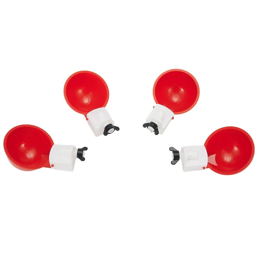 Becher Hühnertränke Geflügel 4 Stück Automatische Hühnertränke Huhn Ente Wachtel Geflügeltränke Tränkebecher