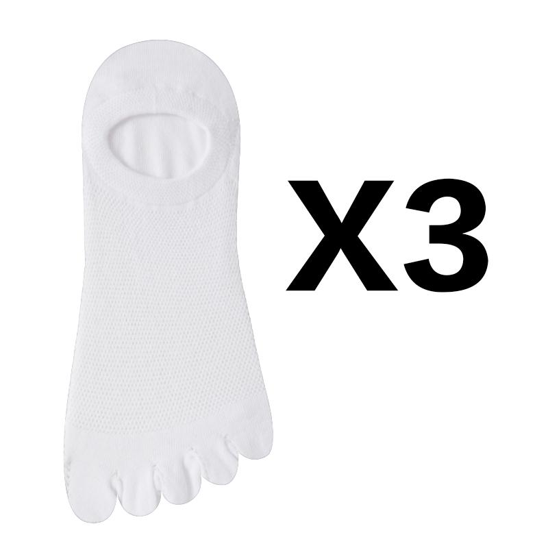 3 Paar/Los Zehensocken Crew Herren und Damen Atmungsaktive Baumwolle Sport Laufen Knöchel Baumwolle Kurz Fünf-Finger-Socken