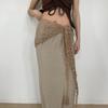 Shell Triangle Hip Scarf Solid Color Waist Belt Fashion Crochet Short Skirt Wrap  Daily