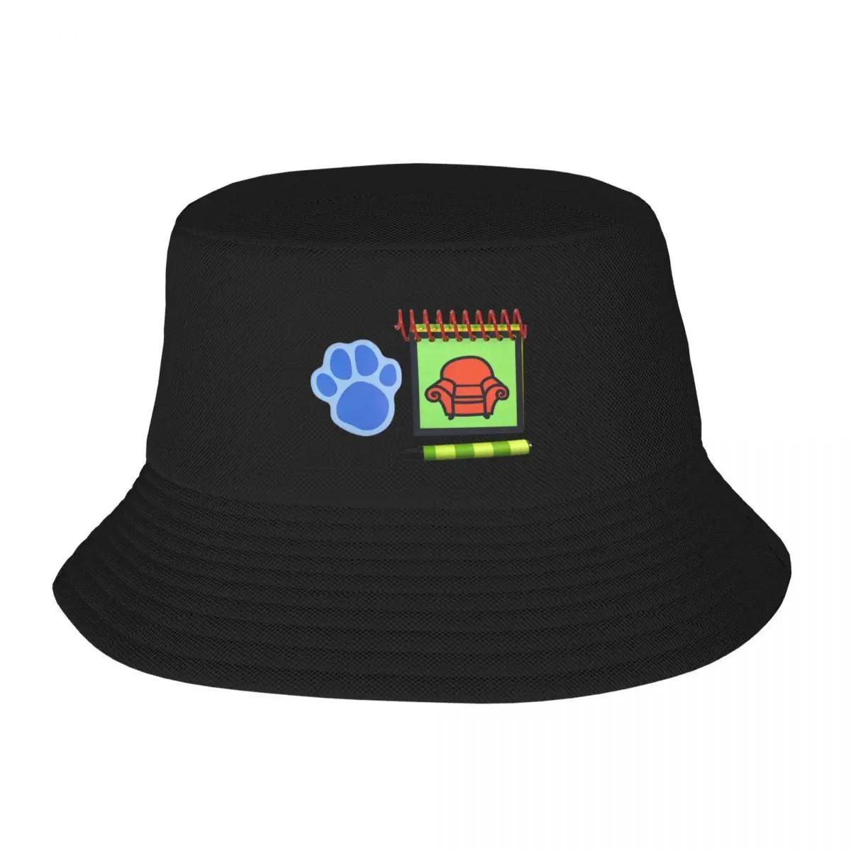 New Blue Clues Handy Dandy Notebook Bucket Hat GentleUnisex Hat Beach Bag Derby Hat Streetwear For Women Unisexs