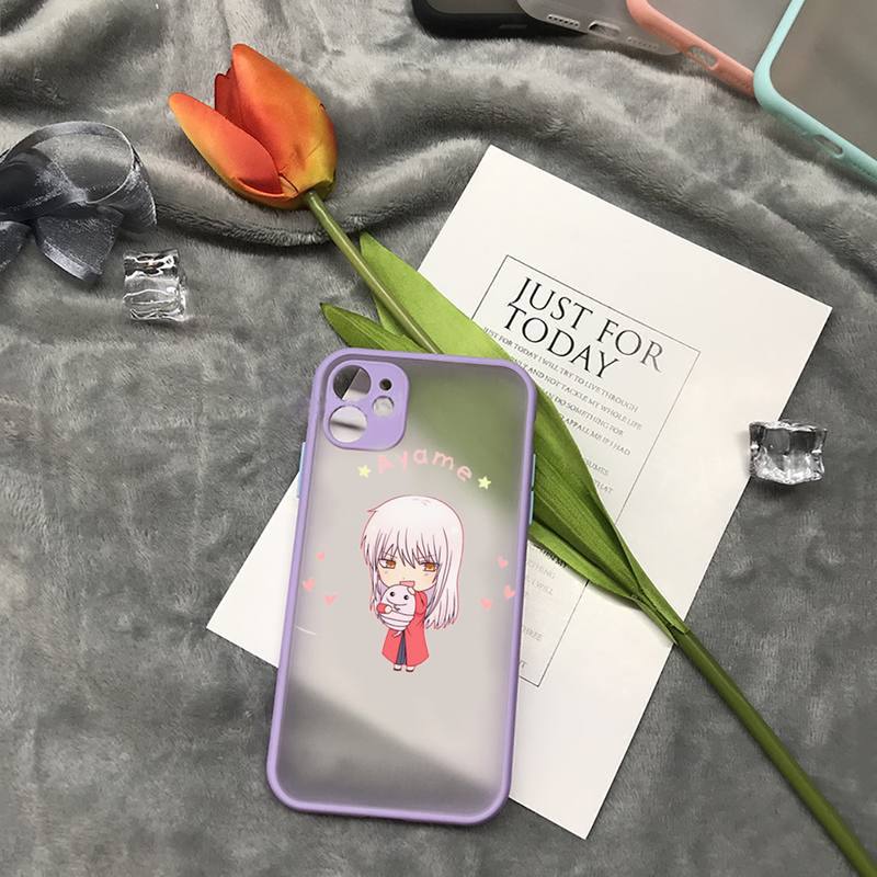 Fruits Basket anime roztomilý Pouzdro na telefon matné průhledné Pro iphone 7 8 11 12 13 plus kryt mini x xs xr pro max