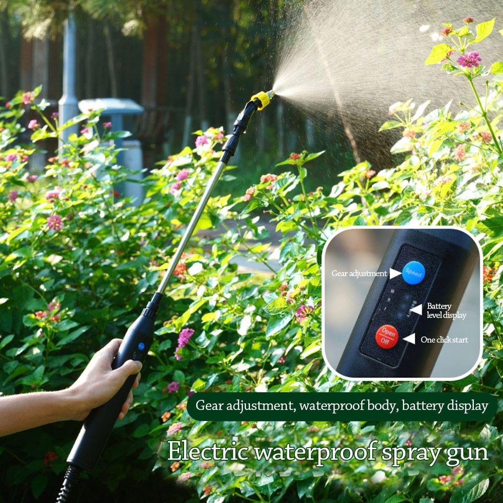 USB Rechargeable Electric Sprayer Water Proof High-Pressure Sprinkler Portable Garden Sprinkler