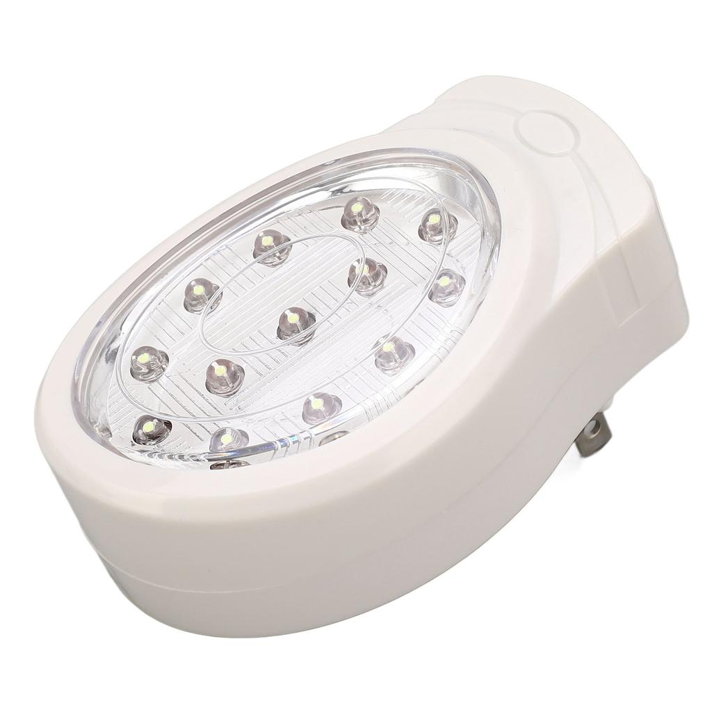 LED Emergency Light 2W Cold White 2 Gear Energy Saving Rechargeable Plug In Power Failure Light