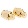 2Pcs 2W 6Ghz 50 Ohm Sma Male Rf Coaxial Termination Dummy Load Gold Plated Cap