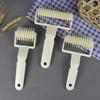 Pizza Dough Roller Cutter, Plastic Baking Texture Wheel for Cake Decorating, Manual Ribbon Stripe Cutter for Pastry Cookies, Kitchen Tool