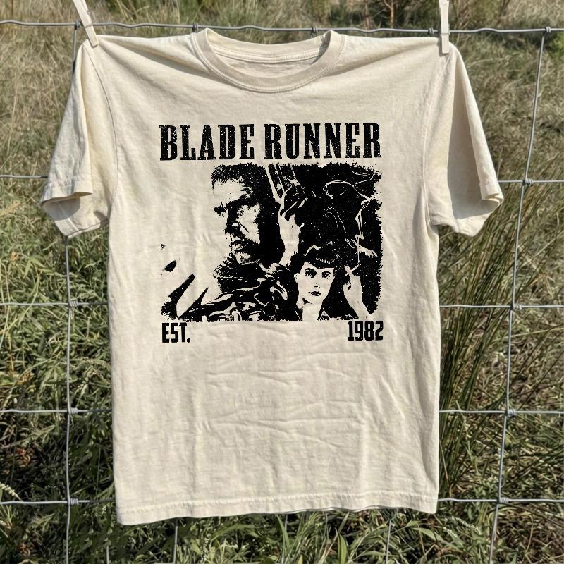 Blade Runner Tshirt Retro Scifi Movie Summer New Couple Casual Fashion Street Style Top