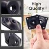 1pcs Leg Mounting Plates Furniture Leg Plates Grade Flat Mounting T-Plates Hanger Bolts Screws Strengthen Furniture Couch Seat