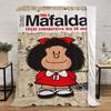 Mafalda Vtipná deka na pohovky Vlastní deky Dekorace na pohovku Přehoz na postel Luxusní ložní prádlo Pletená kostka Plážová osuška Bytový interiér