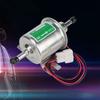 Electric Fuel Pump-Qiilu Universal 24V Car Boat Electric Fuel Pump Line Filter Gasoline Diesel Replacement (Silver)