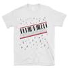 Klavier T-Shirt Klavier Musik Cosplay Shirt Lässiges Rundhals Kurzarm Tastatur Grafik T-Shirt Oberteile für Herren Damen
