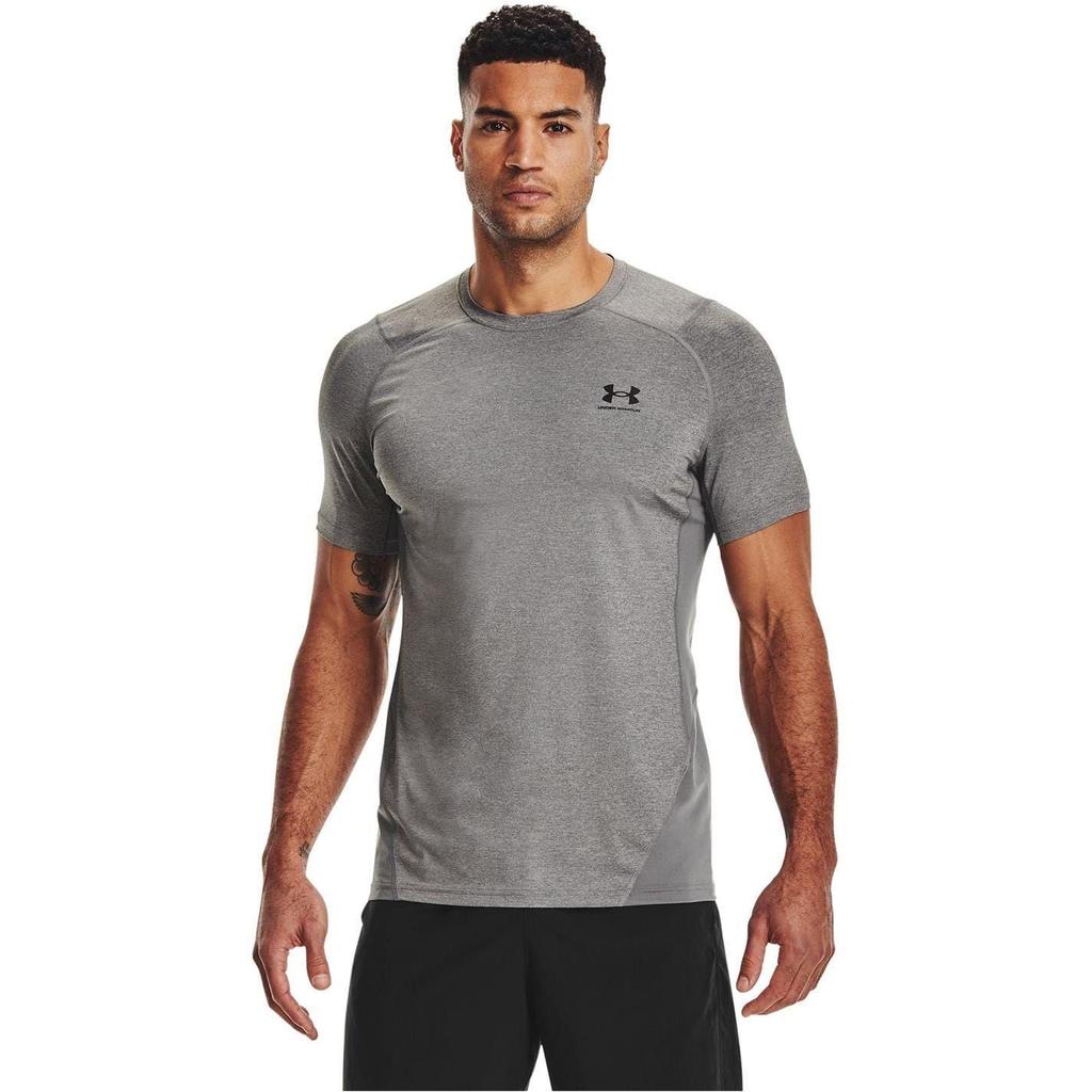 Under Armour Mens HeatGear Mesh Panel Fitted T-Shirt