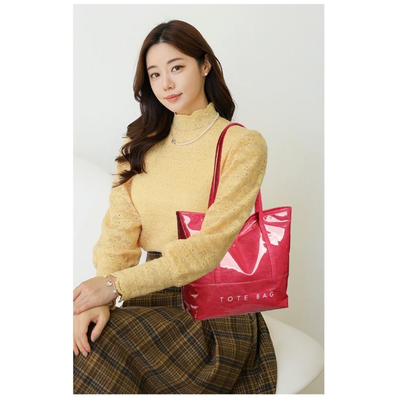 PVC Women's Portable Leisure Commuting Handbag