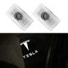 LED Courtesy Lights with Logo Set of with Compatible with Tesla Model Model Model and Model Fade-resistant Projection, 2, Tools, 3, S, X, Y.