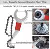 9PCS Bike Repair Tool Kit Crank Chain Cutter Extractor Freewheel Puller Crank Puller Spoke Wrench Complete Bike Maintenance Kits