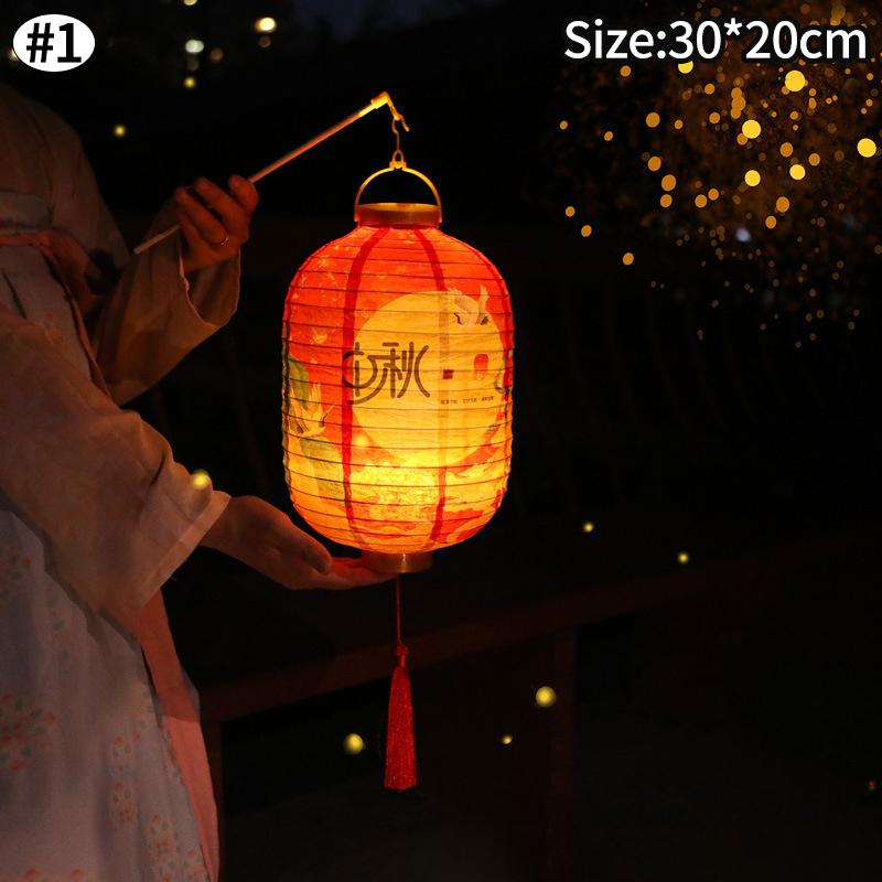 Chinese Mid-Autumn Festival Lantern DIY Material Bag Traditional Festival Lamp Japanese Lantern Wedding Room Decor Kid Toys Gift