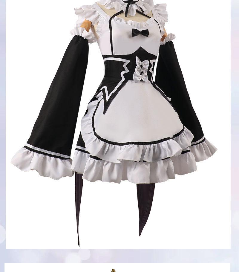 Rem & Ram Anime-Inspired Maid Cosplay Outfit