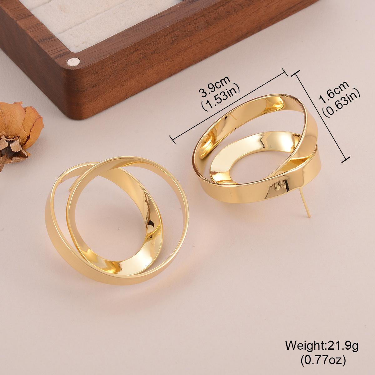 

Metal French Spiral Silver Needle Earrings Temperament Geometric Mosquito Coil Disk Earrings Simple and Fashion Versatile Earrings Jewelry Women