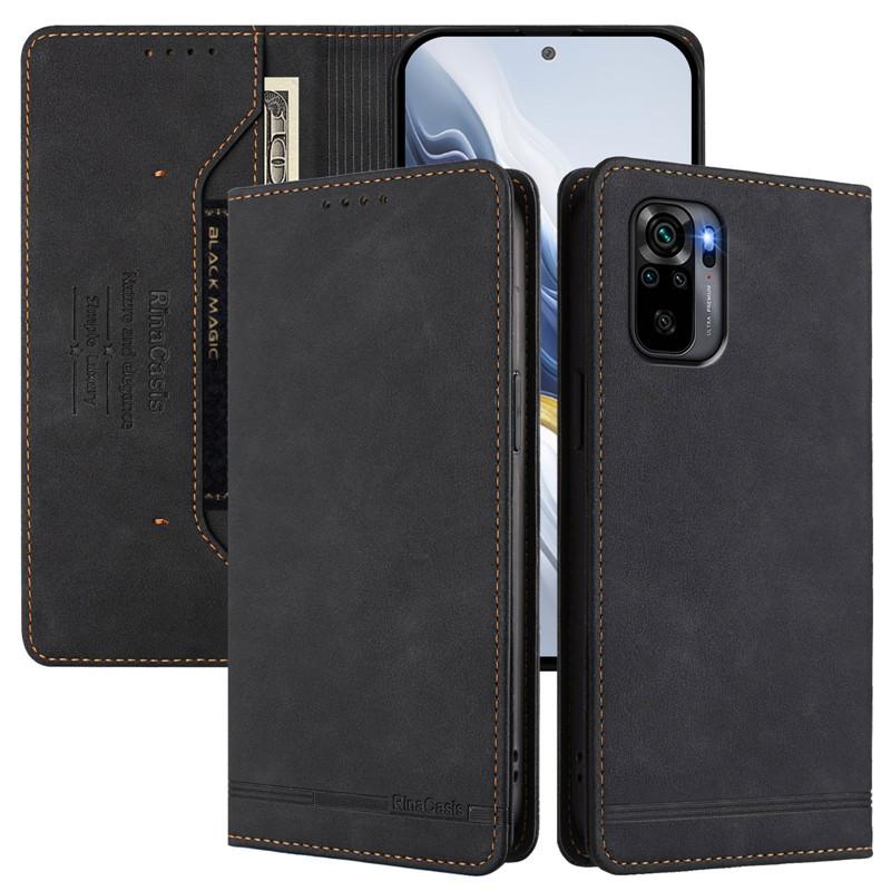 Leather Retro Anti-theft Wallet Flip Case For Xiaomi Poco M5 M5s 4G F5 X5 Pro 5G C51 C50 C55 Phone Cover Magnetic Hasp Card Slot