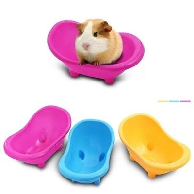 Mini Hamster Gerbiller Küçük Evcil Hayvanlar Küvet Banyo Kumu Odası Banyo Kutusu Rastgele Renk