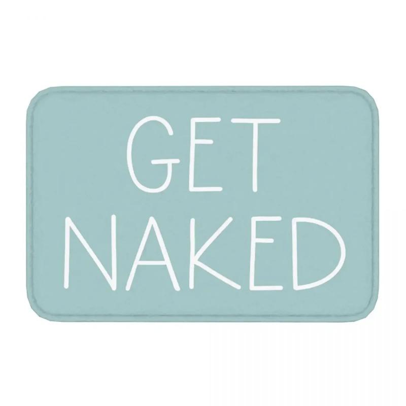 Get Naked Doormat Welcome Mat Bath Bedroom Living Room Soft Anti-slip Carpet Balcony Floor Rug Home Decoration