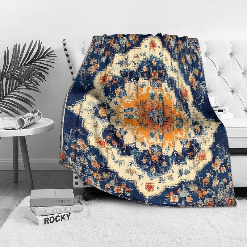 Moroccan Vintage Kilim Rug Traditional Tribal Pattern Wool Carpet Bed Mat Decorative Floor Covering Home Decor