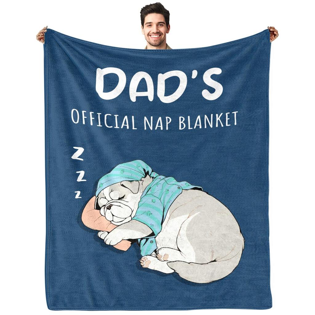 Gift For Dad Blanket Multi-Purpose Printed Blanket Cover Blanket Living Room Decoration Flannel Father'S Day Blanket