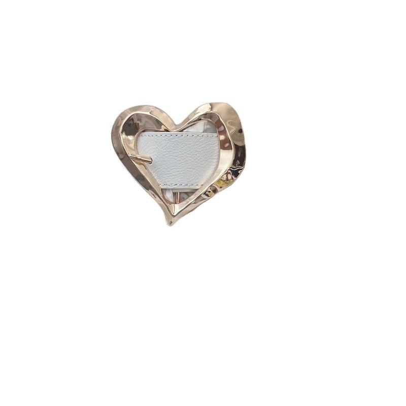 Pu Womens Elegant Wide Waist Belt With Unique Heart Buckle For Fashionable Styles Dress