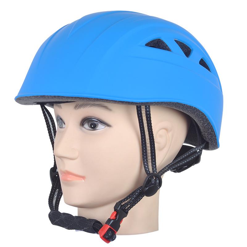 Outdoor Speed Downhill Exploration Without Hole Equipment Expansion Exploration Rescue Hiking Safety Helmet Integrated Molding Helmet
