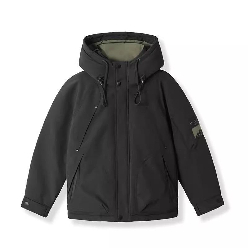 

Outdoor sports jacket jacket men s winter 2025 new loose casual cargo hooded windproof couple jacket cotton suit M