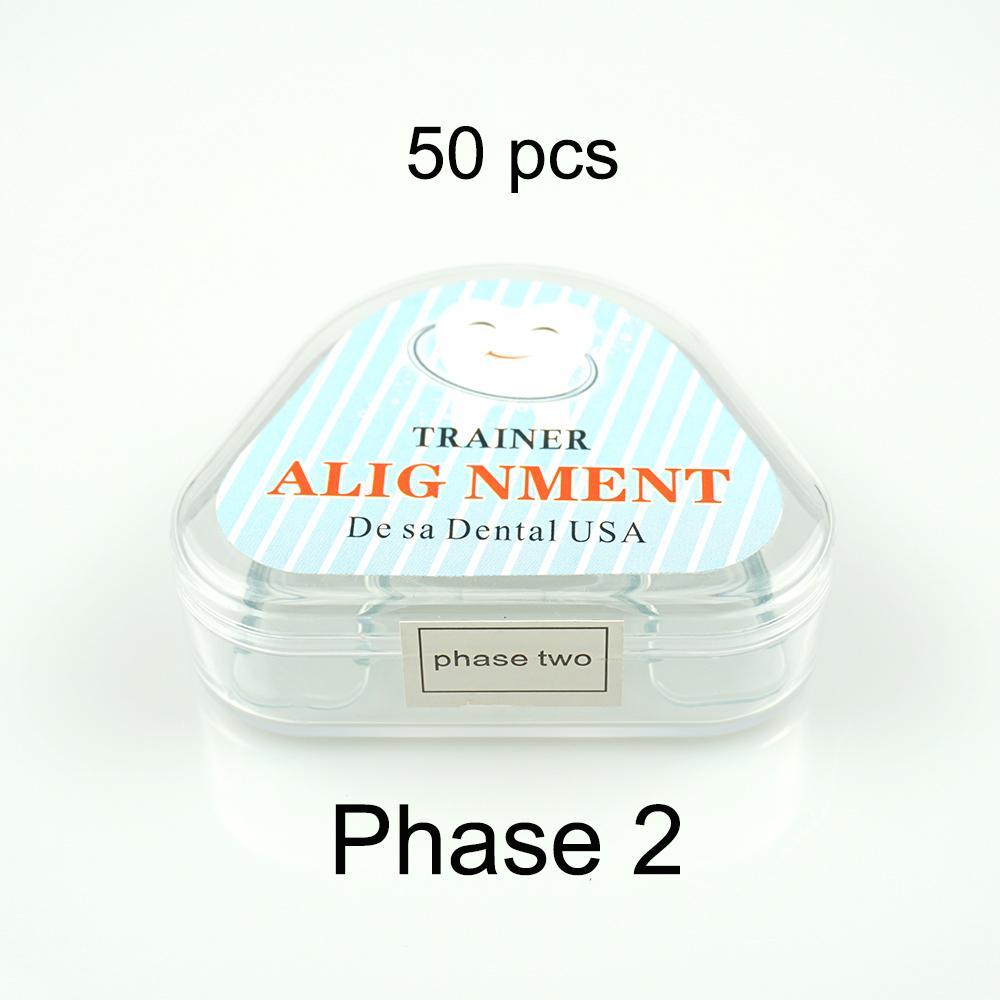 Durable And Safe 50Pcs Dental Silicone Orthodontic Braces Appliance Braces Alignment Trainer Teeth Retainer Bruxism Mouth Guard Tooth Whitening