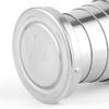 Stainless Steel Collapsible Cup Portable Travel Retractable Folding Cup Camp with Keychain for Outdo