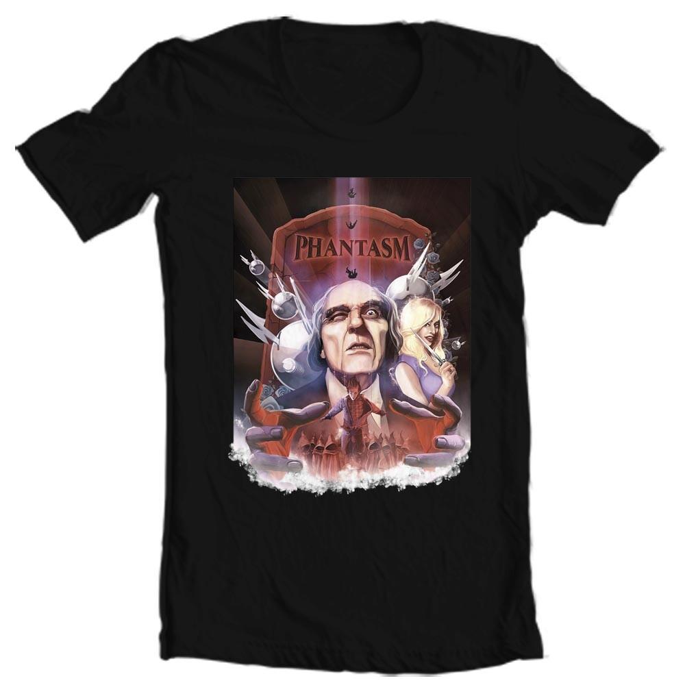 Phantasm T-Shirt Mens Regular Fit Crew Neck Cotton Black Graphic Tee