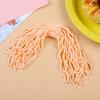 2Pcs Stress Relief Noodles Toy Soft TPR Elastic Rope Fidget Toy Kids Teens Adults Portable Decompression Simulated Spaghetti Stretch Sensory Toy