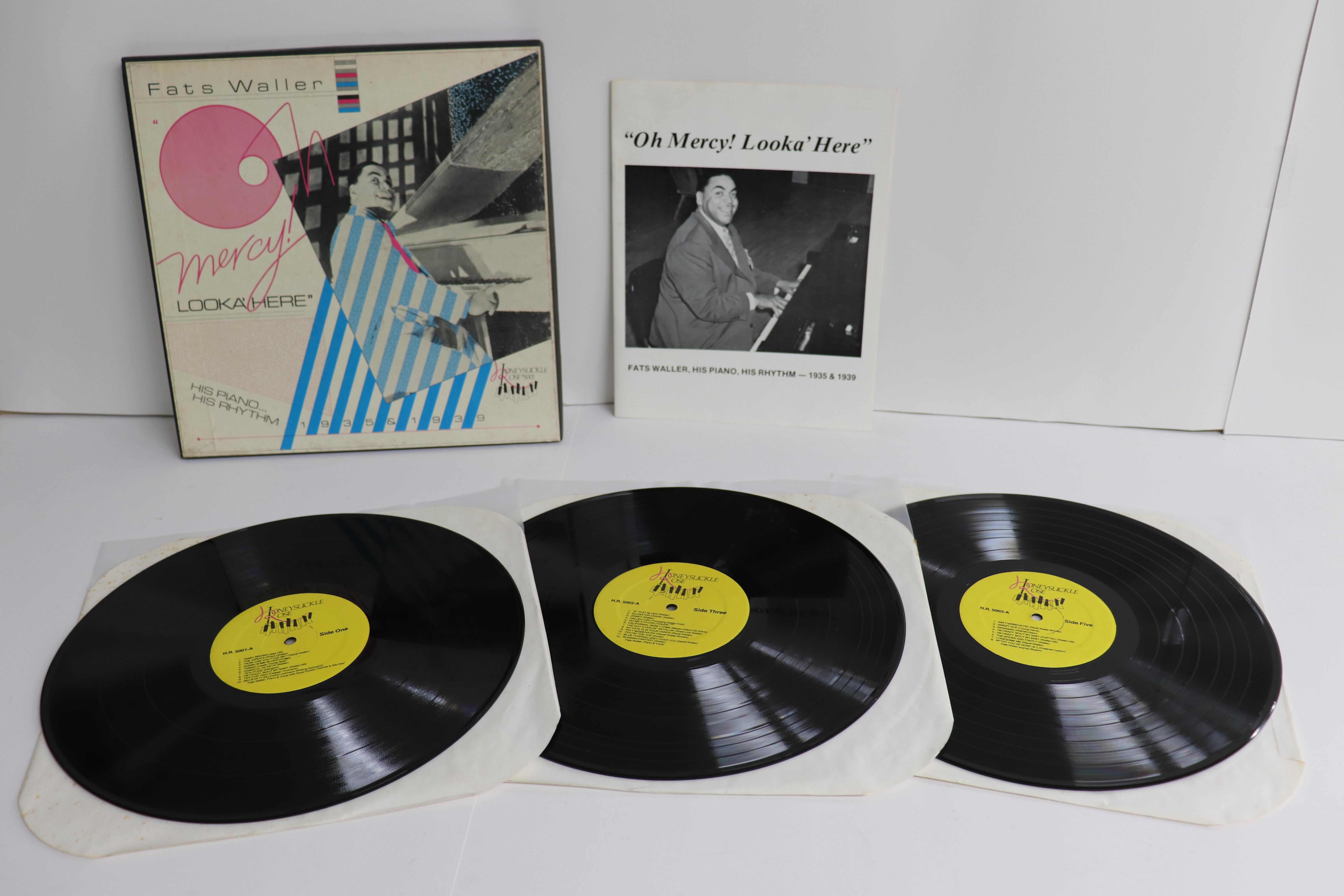 

LP Record FATS WALLER Oh Mercy Looka Here HR50013 HONEYSUCKLE RO 1981 US Jazz Used