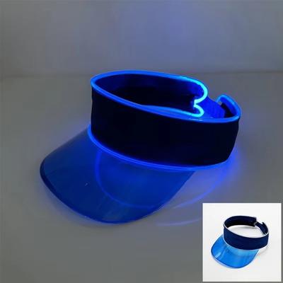Fashion Adjustable LED Light Up Hat Sun Hat Three Gears Luminous Hat Sun Protection Flashing Hat Parade
