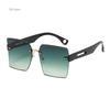 Luxury Rim-Free Women Sunglasses Glamour Female Spectacles Stylish Trend Y2K Fashion Eye Spectacles UV 400 Protection Shades Gafas De Sol Hombre