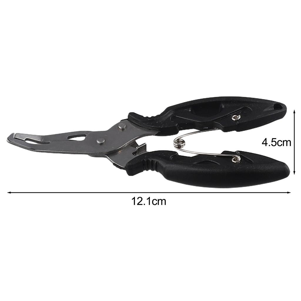 Fishing Pliers Lure Pliers Aluminum Split Ring-Hook Remover-Line Cutter Fishing Tackle Cutting Fish Tongs Multifunction Scissors
