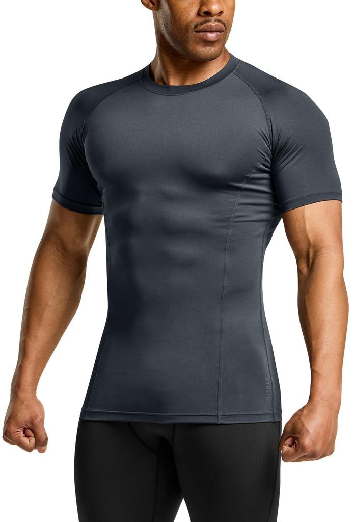 Compression Wear Sports Shirt Short Sleeve Underwear Set Sweat Quick Running Fitness Muscle Training Compression Power Stretch All Seasons Round Neck