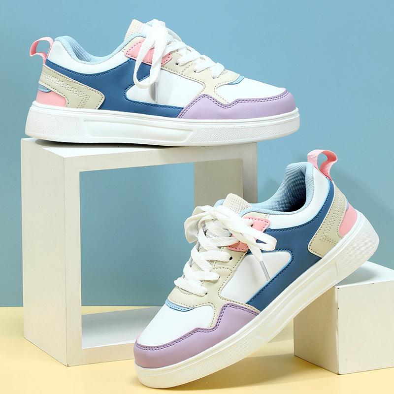 Korean Style Trendy Thick-Soled Skateboard Shoes - Comfortable Casual Flats for Couples