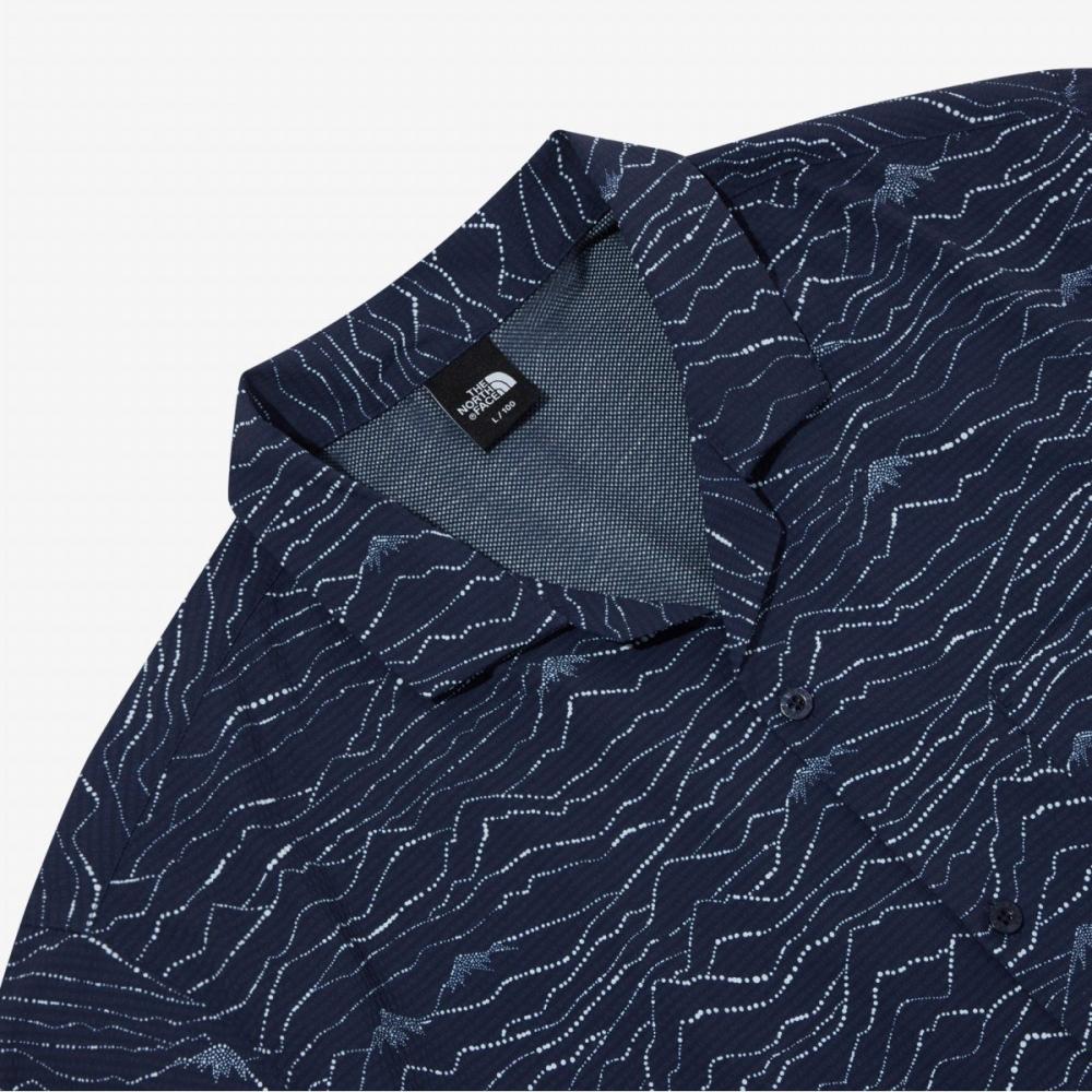 [north Face Official] Nh8Sq14b Men S SunSet cruiSe Short Sleeve Shirt