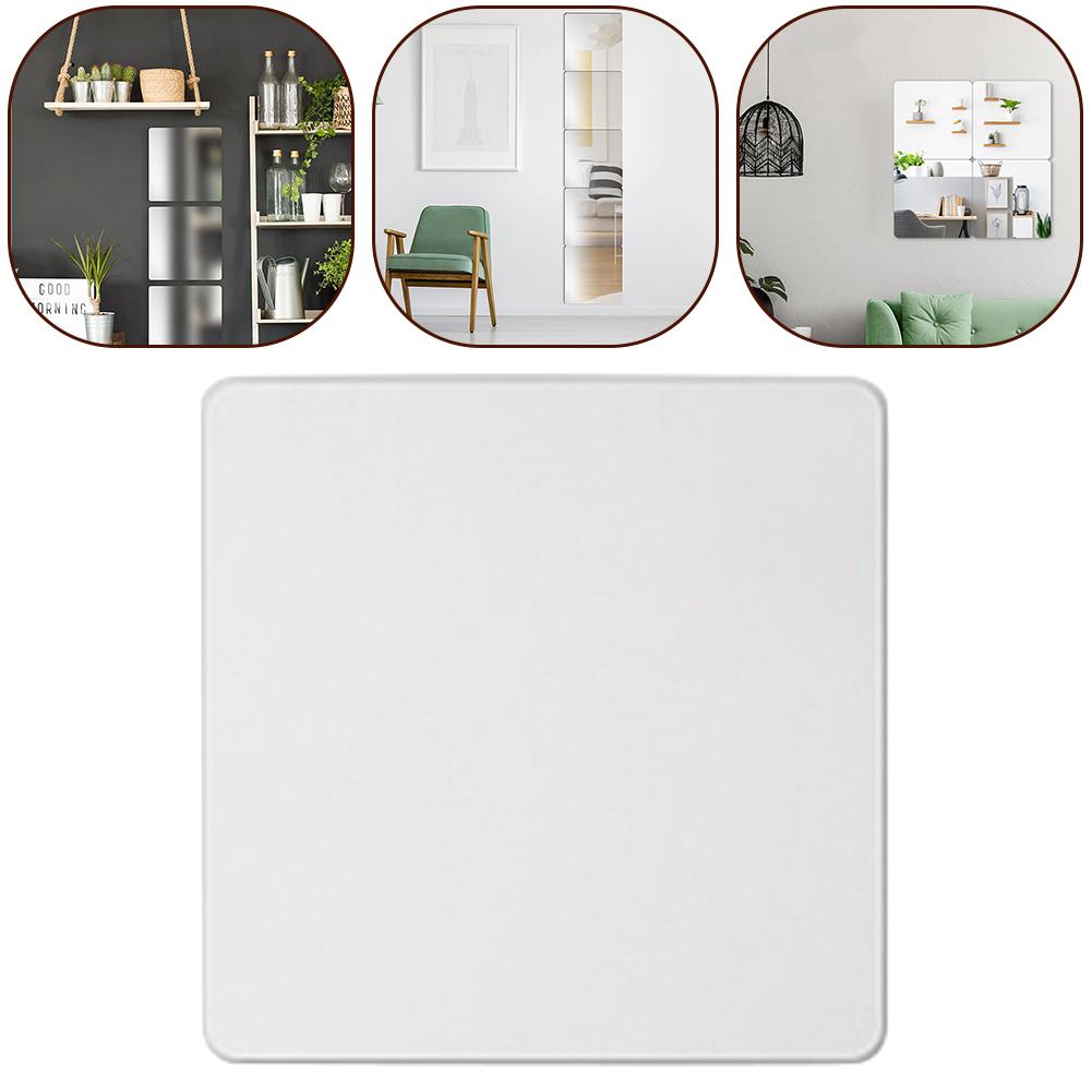 Silver Mirror Sheets 20 X 20 Cm Acrylic Attractive