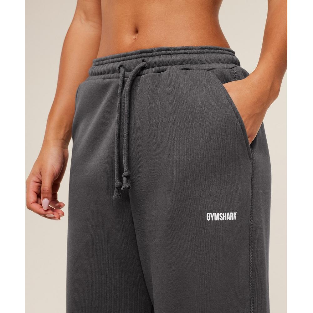 Gymshark Cosy Luxe Straight Leg Tall Joggers Onyx Grey B6b6r Gb7n