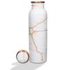 Copper Water Bottle 1 Litre Alkaline and Anti Oxidant 100% Leak Proof, Office, Modern Tamba Bottle  (White Golden Marble)