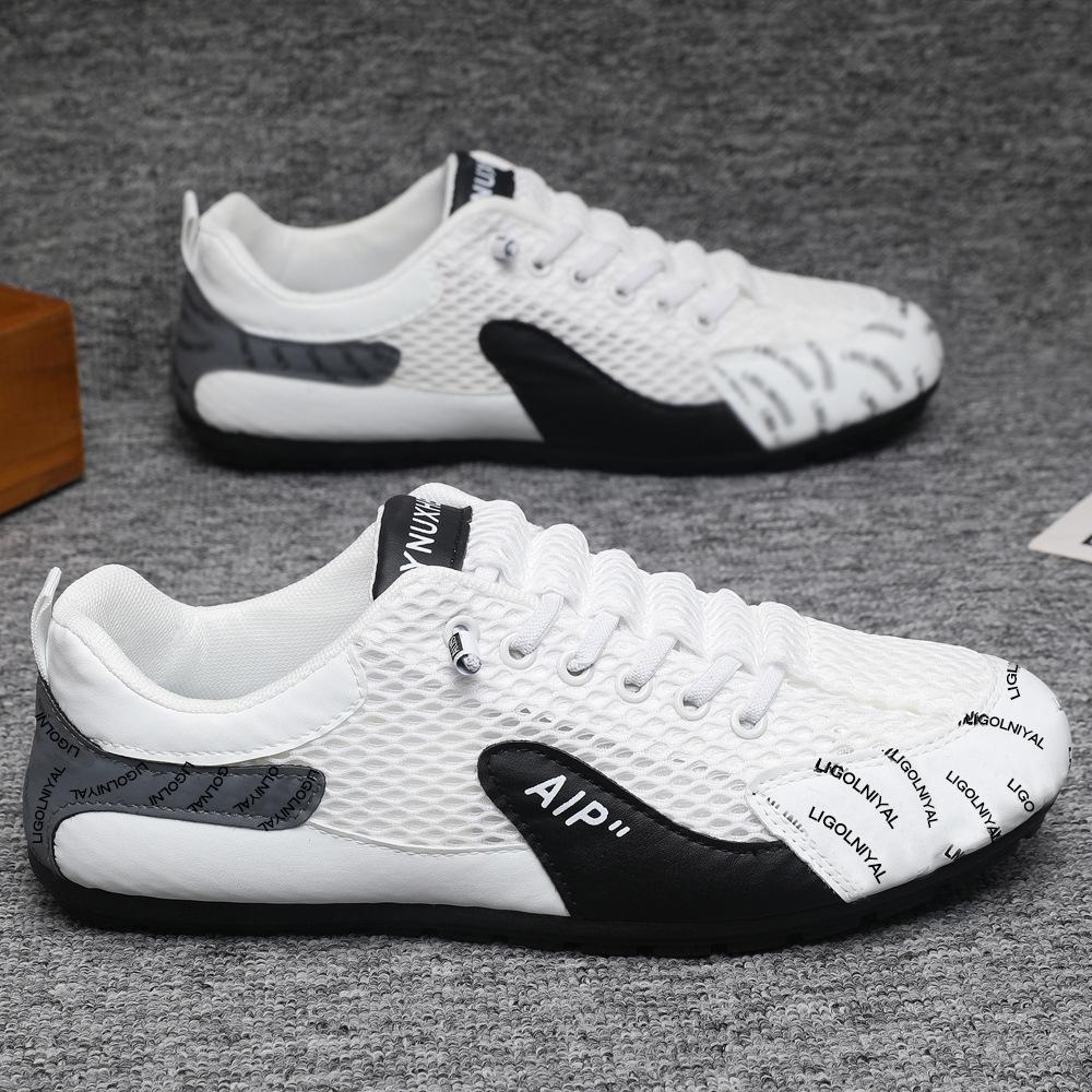 Shoes men's shoes 2025 new summer thin breathable casual shoes men's work shoes versatile sports mesh shoes men's