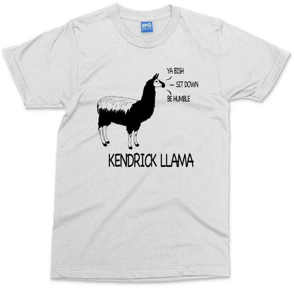 Kendrick Llama Funny TShirt Ya Bish Be Humble Music Hip Hop Song Parody Gift S