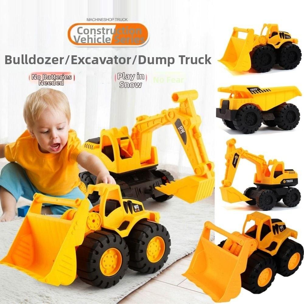 Plastic Construction Truck Toy Glide Way Forward Beach Digger New Early Education Kids Toys