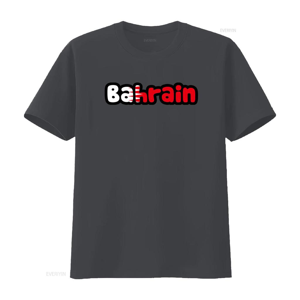 Bahrein Vlag Volwassenen Mannen T-shirt Stijlvol Patriottisch Ontwerp vintage Gewassen mode homme Ademend Zacht designer kleding