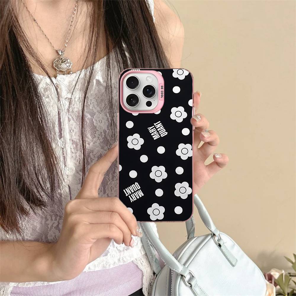 Fashion Pop Mary Quant Phone Case For IPhone 17 16 15 14 13 Pro 12 11 Pro Max PLUS Color Back Cover