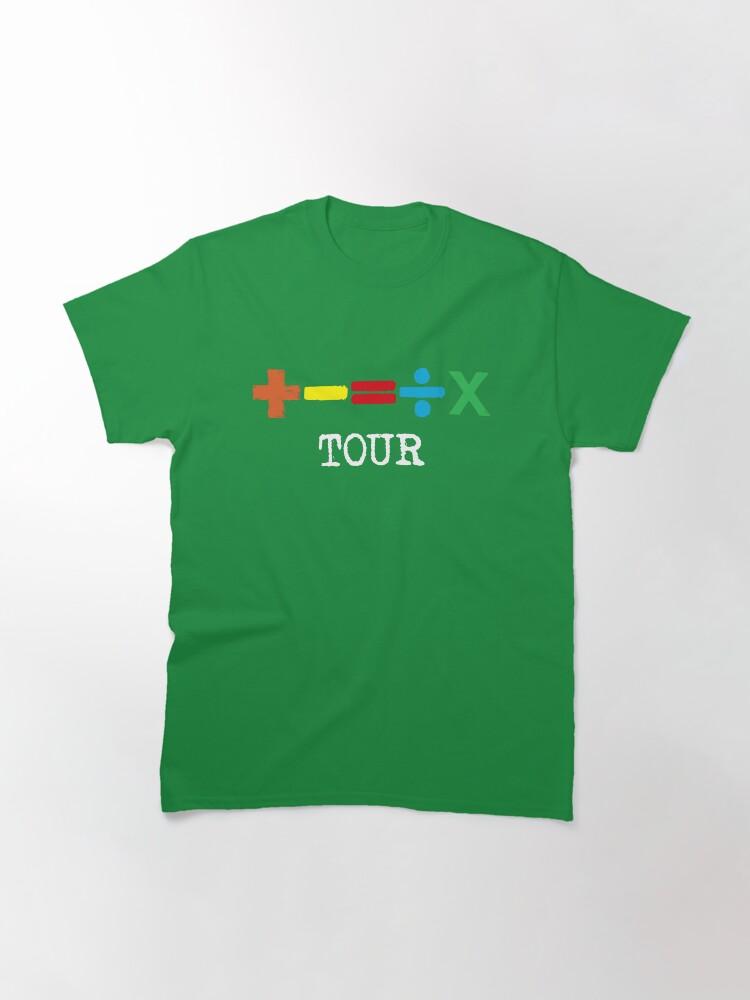 Ed Sheeran The Mathematics Tour, T-Shirt Classica bianca